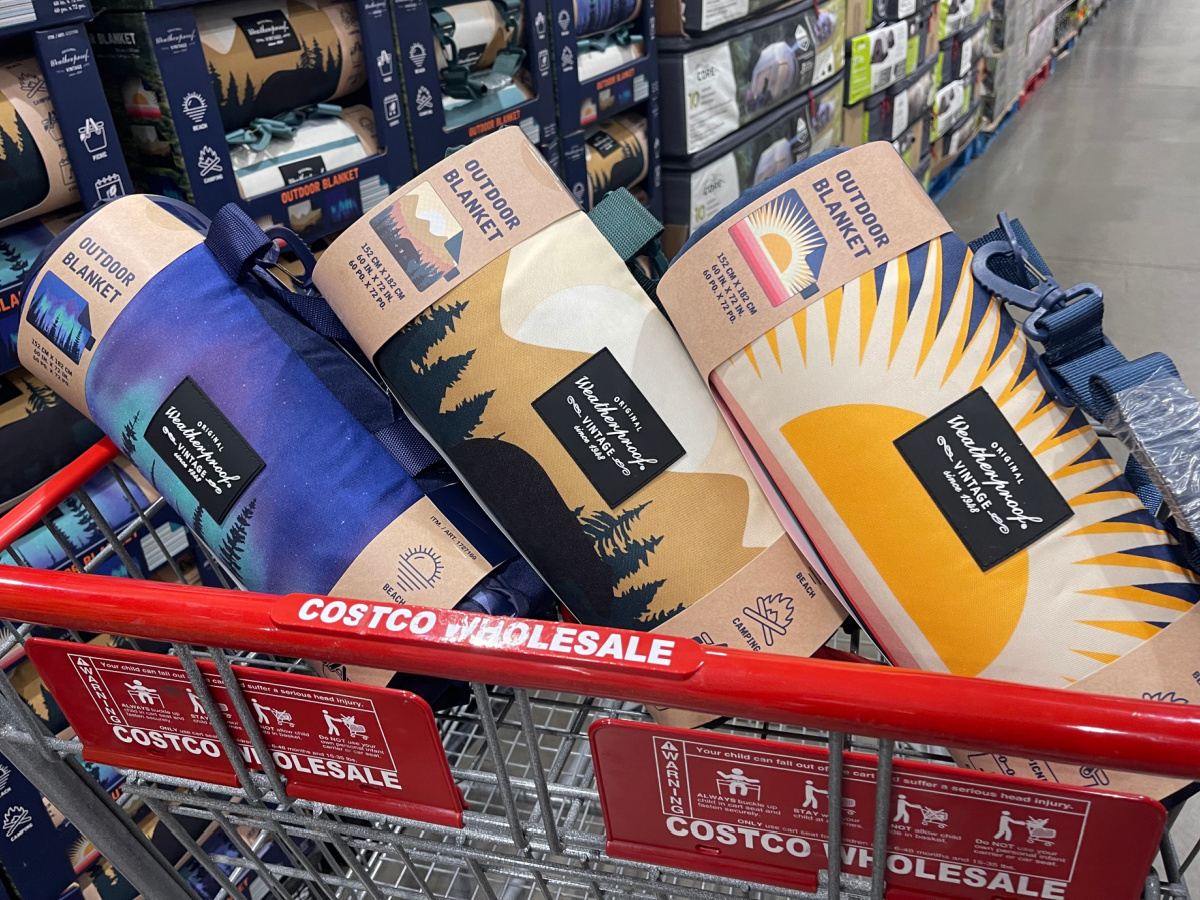 Costco Outdoor Picnic Blanket w/ Removable Strap Only 18.99 4 Design