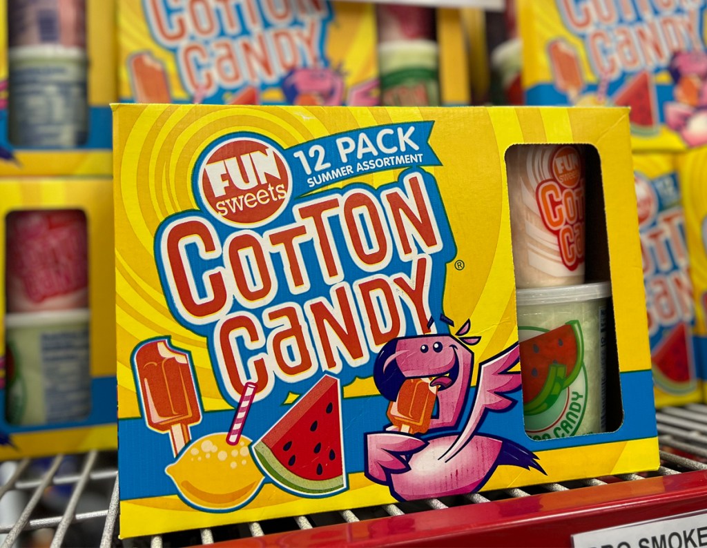 Fun Sweets Cotton Candy on the shelves at Sam's Club
