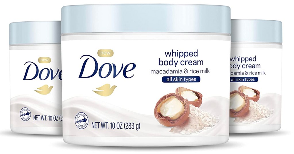Dove Whipped Body Cream 3-Pack