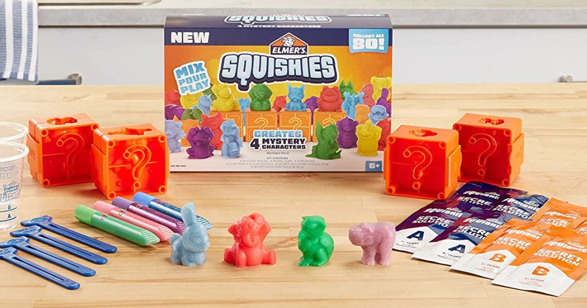 Elmer's Squishies DIY kit and supplies