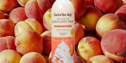 Score 40% Off Target’s Favorite Day Peach Jelly Bean Whipped Dairy Topping
