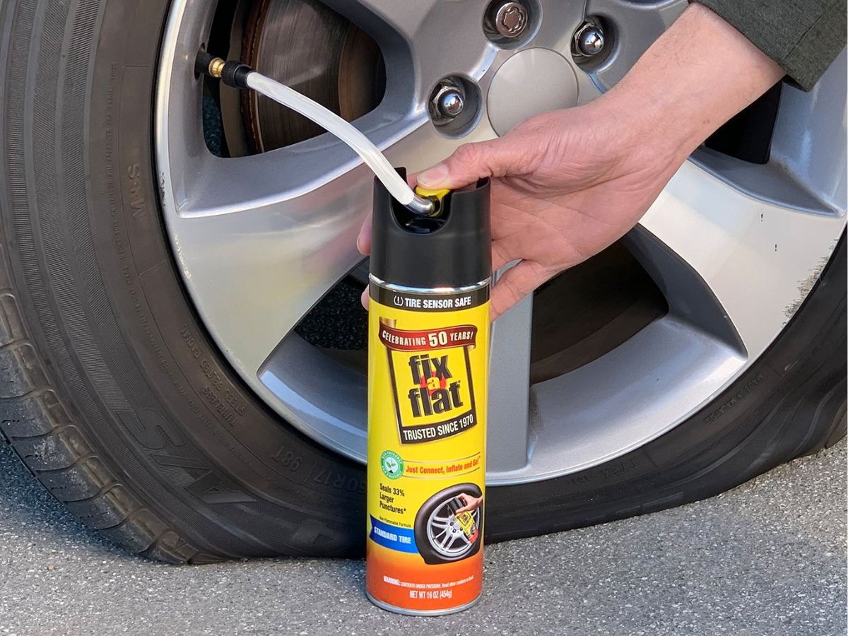 How to fix on sale a flat tire