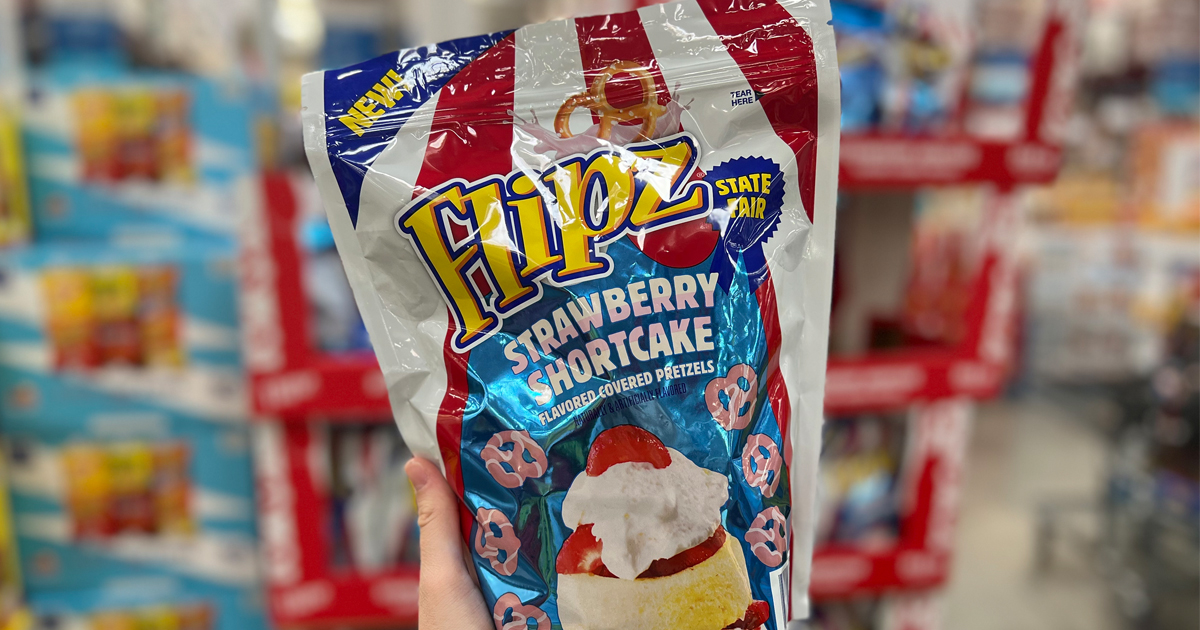 Flipz State Fair Strawberry Shortcake Pretzels 20.8oz Bag Only 7.98 at