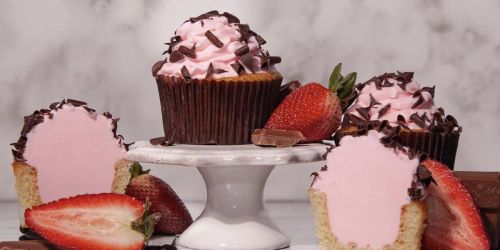 Ice Cream Filled Cupcakes Are Now Available at Walmart | Chocolate, Vanilla & Strawberry
