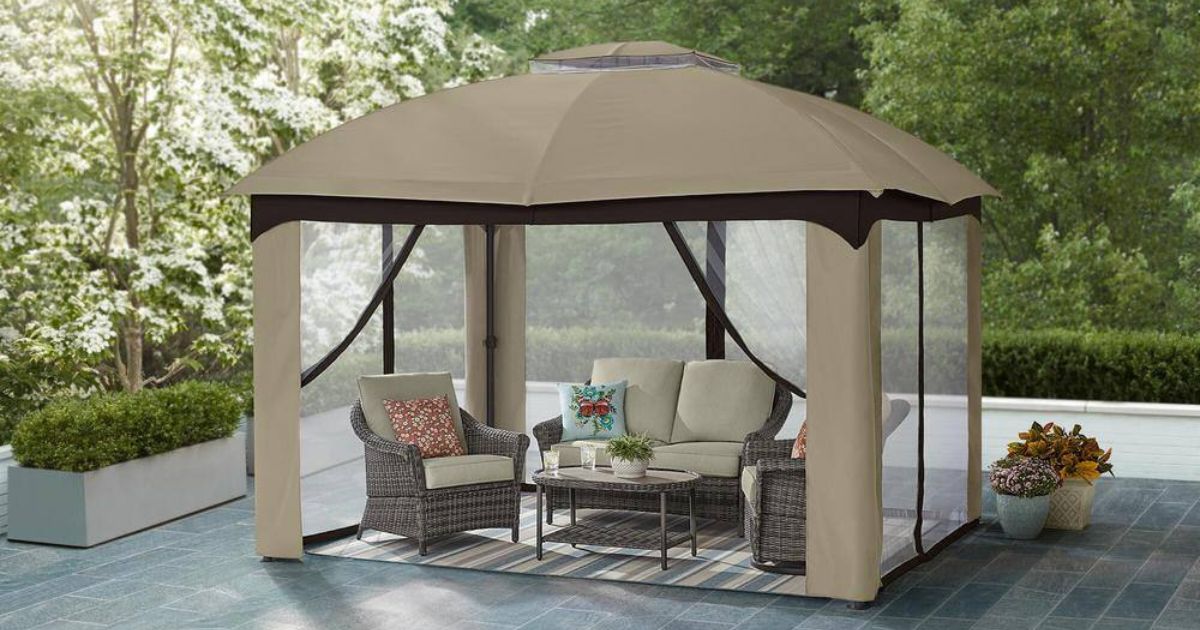 Outdoor Gazebo w/ Canopy Only $250 Shipped on HomeDepot.com (Regularly $599)