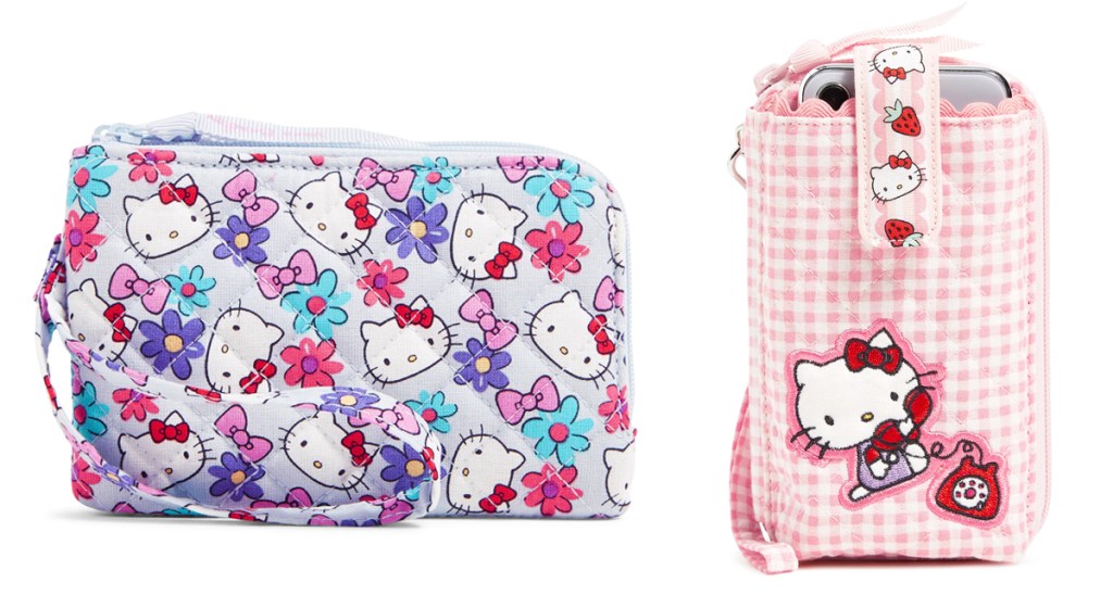 hello kitty wristlet and phone holder