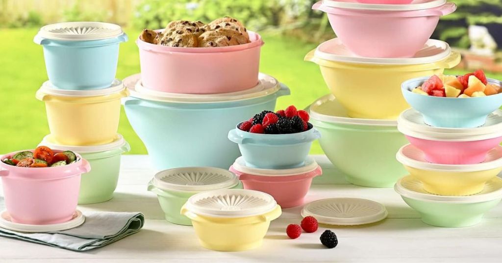 Tupperware Heritage Collection Storage Containers from $35.45 (Fun Colors!) | Hip2Save