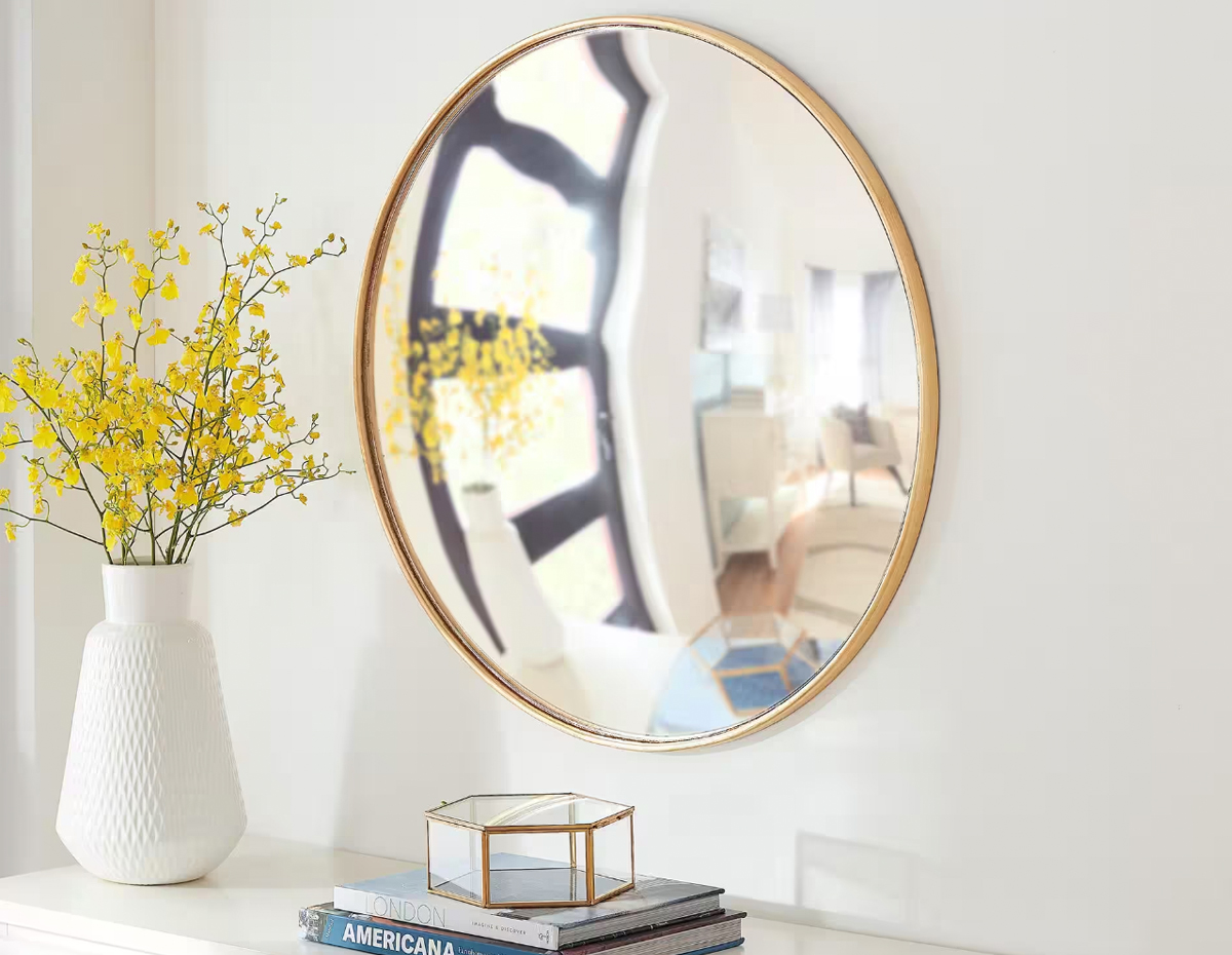 Home Decorators Collection Round Convex Mirror 