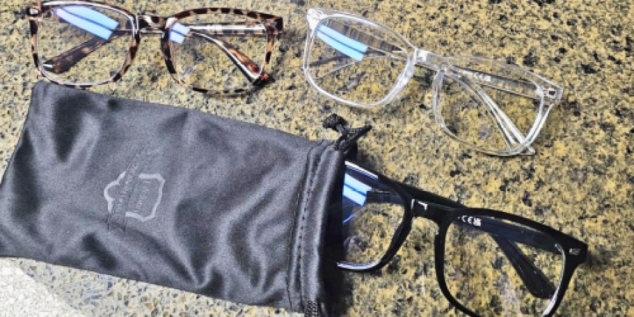 Blue Light Glasses 3-Pack Only $3.95 on Amazon