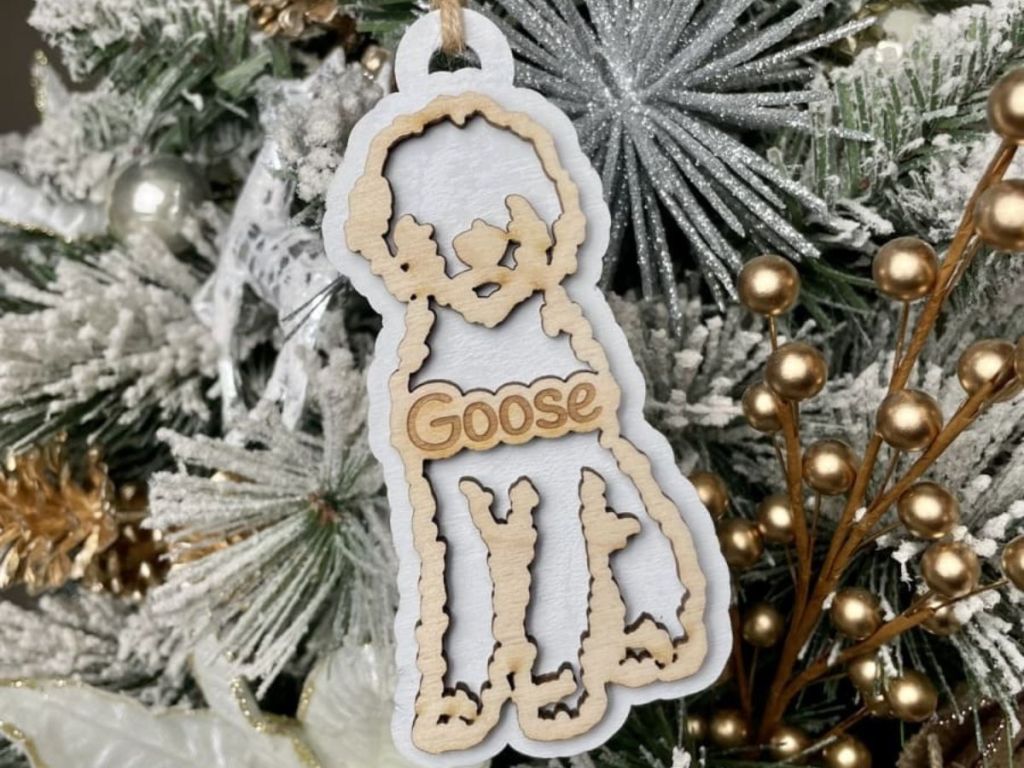 Personalized Custom Dog Shaped Ornament
