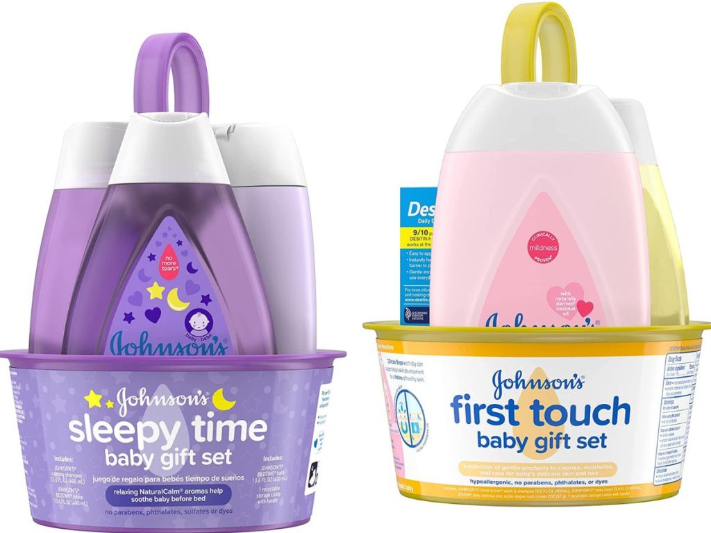 two johnson baby gift sets