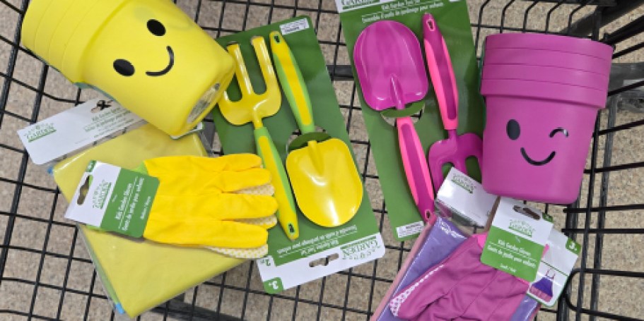 Dollar Tree Kids Gardening Supplies Just $1.50 | Planters, Tools, Gloves, & More!