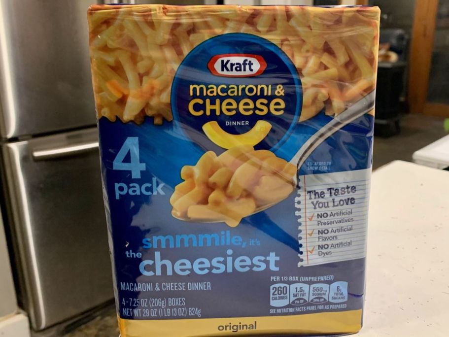 Kraft Mac & Cheese 4-Pack Only $3.21 Shipped on Amazon (Just 80¢ Each)