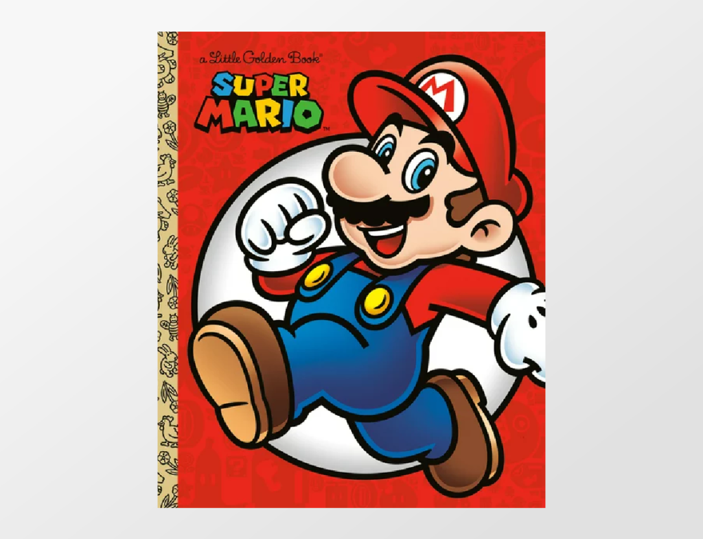 A Super Mario book from little golden books