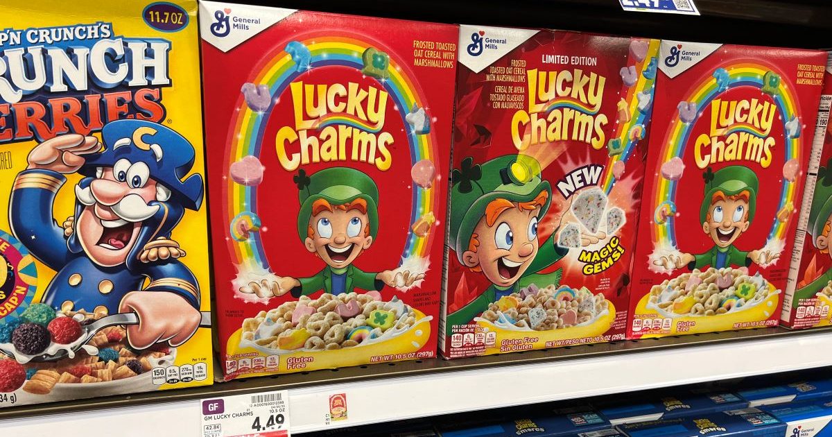 Better Than FREE Lucky Charms Cereal After Cash Back
