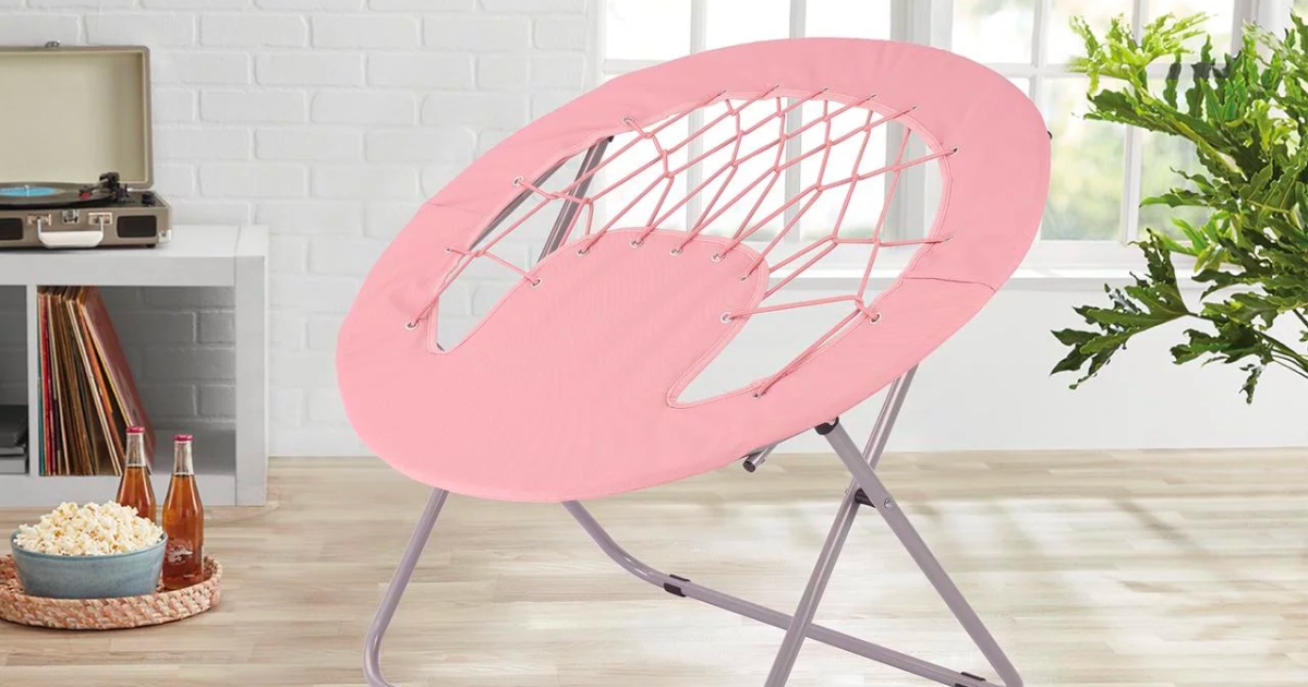 Folding Bungee Chair Only $22 on Walmart.com | Great for Teens & Dorm Rooms