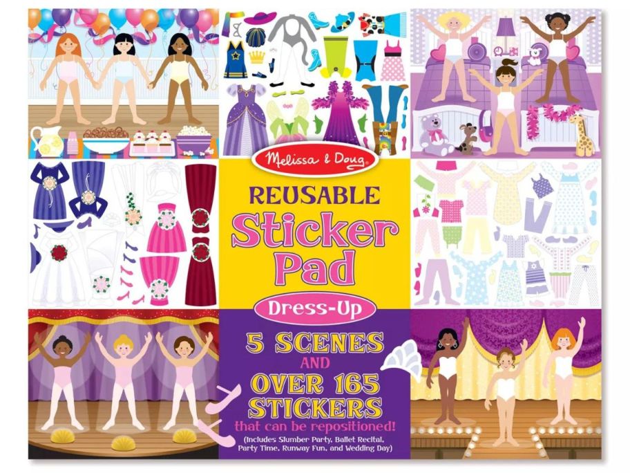 Melissa & Doug Reusable Sticker Pad: Dress Up stock image