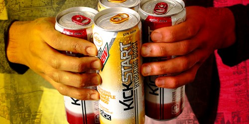 Mountain Dew Kickstart 12-Pack Just $9.60 Shipped on Amazon (Only 80¢ Per Can)