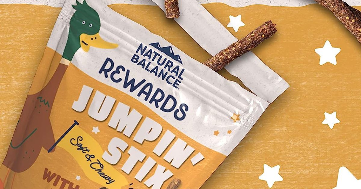 Natural Balance Jumpin' Stix in the Duck and Potato flavor
