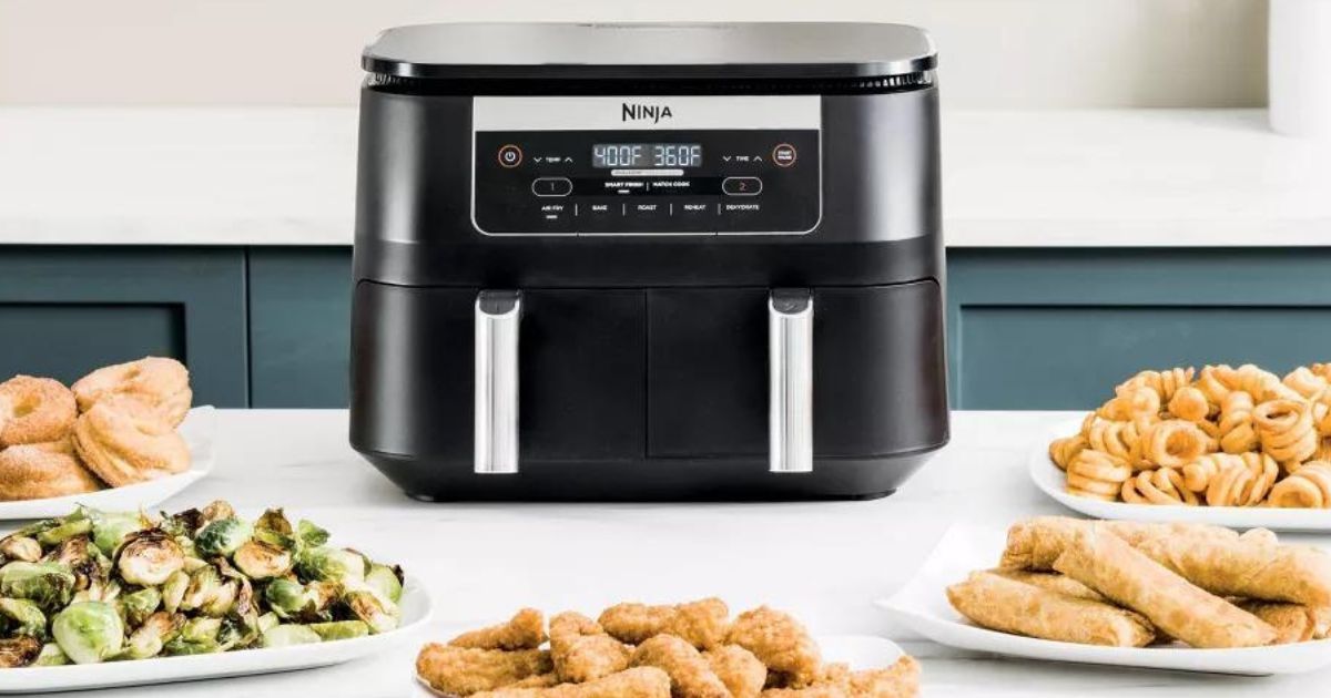 Ninja Foodi Dual Basket Air Fryer Only 99.99 Shipped on Amazon or