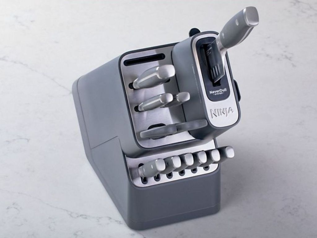 40 Off Ninja Foodi NeverDull Stainless Steel Knife Set on (Awesome Reviews) Hip2Save