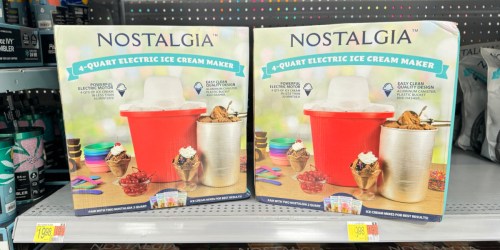Nostalgia Electric Ice Cream Maker Just $19.98 on Walmart.com