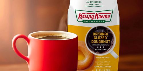 Krispy Kreme Ground Coffee 12oz Bag Only $4.67 Shipped on Amazon