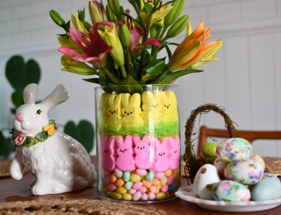 A Peeps Centerpiece for Easter