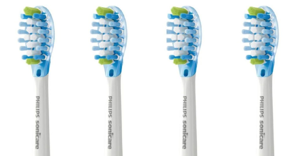 four toothbrush head replacements 