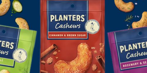Planters Flavored Cashews from $3 Shipped on Amazon (Regularly $7)