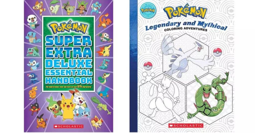 Pokemon handbook and coloring book