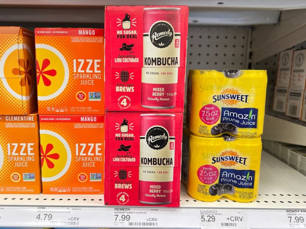 Remedy Kombucha 4Pack Only 3.99 at Target (Regularly 8) Just Use Your Phone Hip2Save