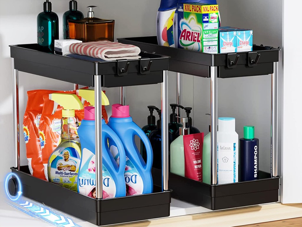 Rolling Under Sink Organizer Shelf as Low as $9.59 on Amazon (Reg. $20 ...