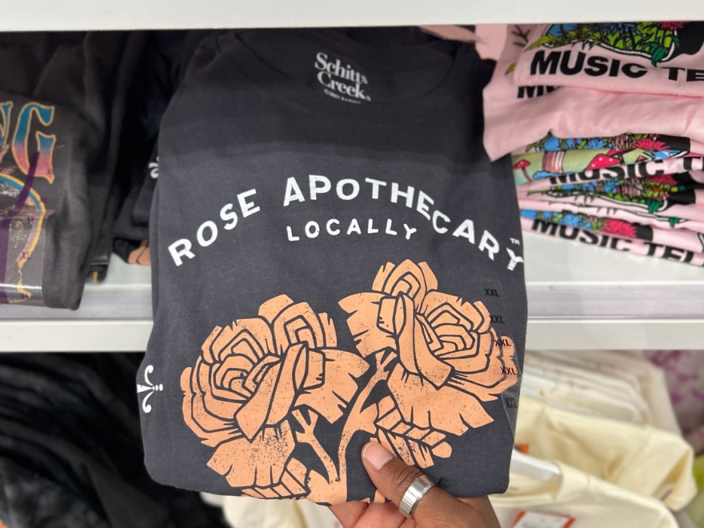 Women's Schitt's Creek Rose Apothecary Short Sleeve Graphic T-Shirt