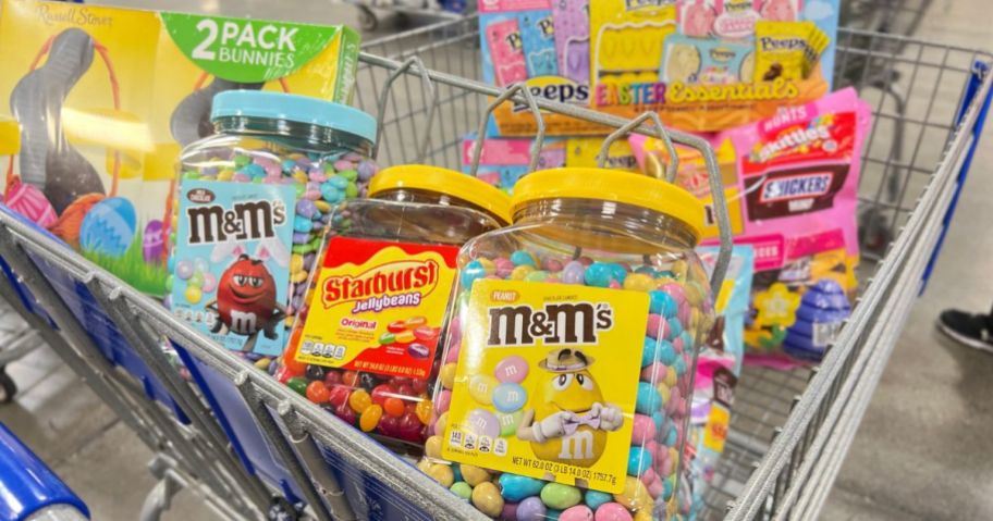 Sam's Club Cartful of Easter Candy