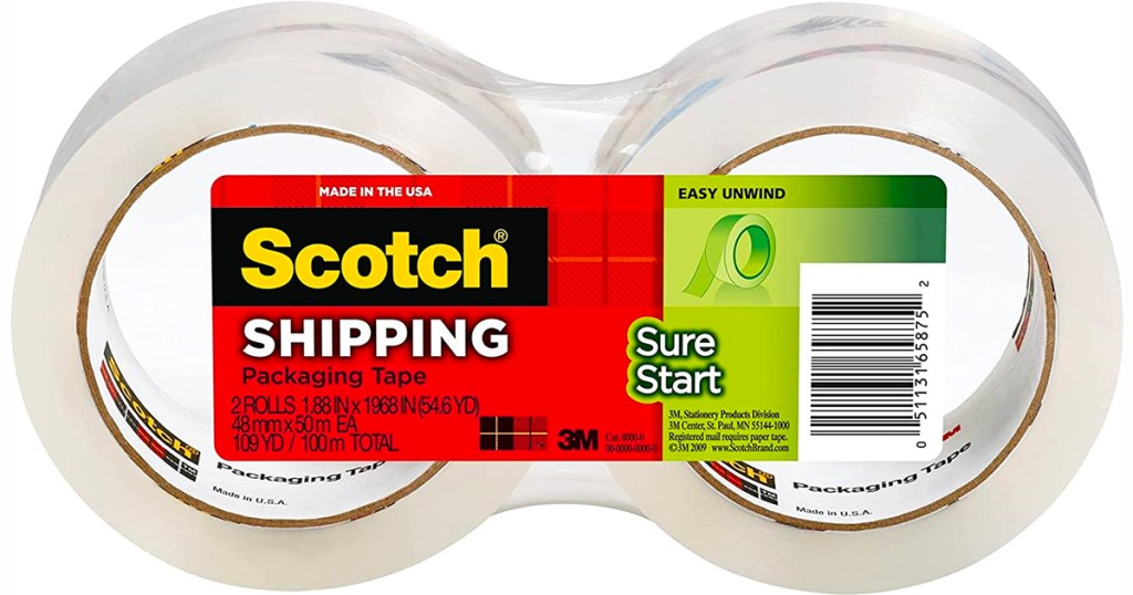Scotch Packing Tape 2Pack Only 6.93 Shipped on Amazon (Regularly 13) Hip2Save