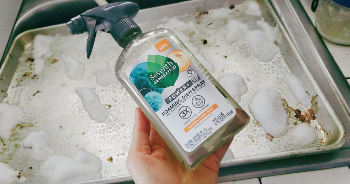 Seventh Generation Foaming Dish Spray 3-Pack Only $6.93 Shipped for Prime Members ($2.31 Each)