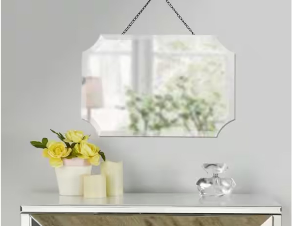Small Rectangle Farmhouse Accent Mirror