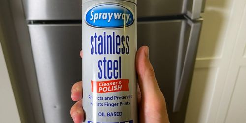 Sprayway Stainless Steel Cleaner Just $4.74 Shipped on Amazon (Resists Fingerprints & Grease)