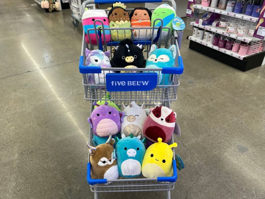 New $5.95 Five Below Squishmallows Foodie Drop (+ Disney Characters St