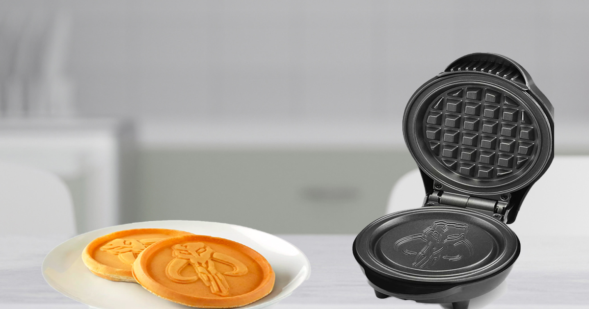 Disney Star Wars Mandalorian Mini Waffle Maker Only 11.99 on