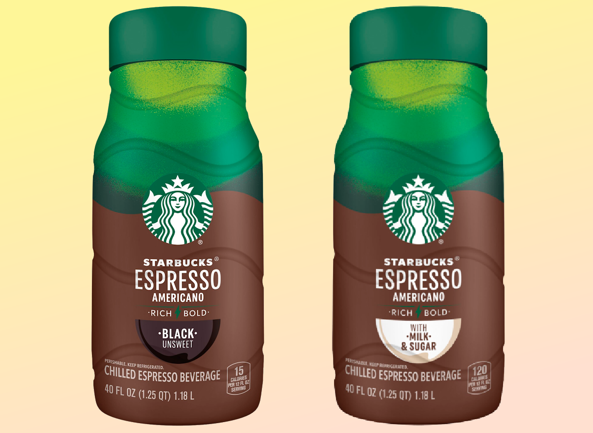 Starbucks ready to drink Americano espresso beverages