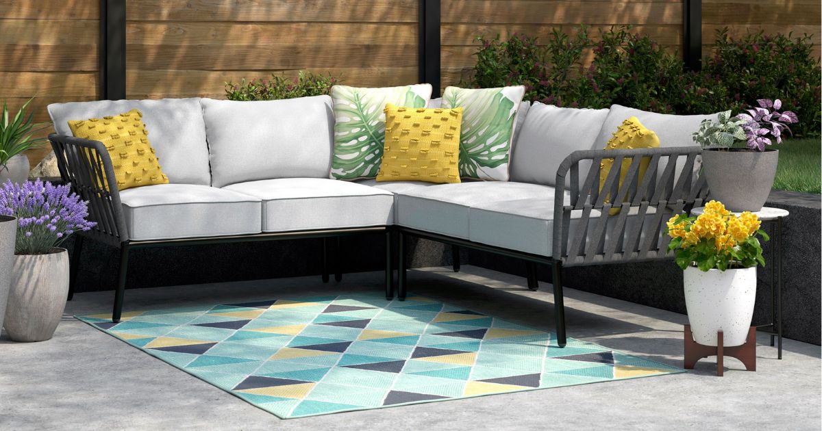 Up to 60% Off Lowe’s Patio Furniture | Outdoor Sectional Only $299 (Regularly $598)