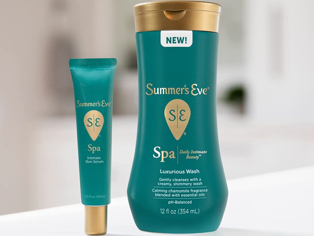 Summer's Eve Spa Daily Beauty, Suxurious Skin Serum and Cleansing Feminine Wash