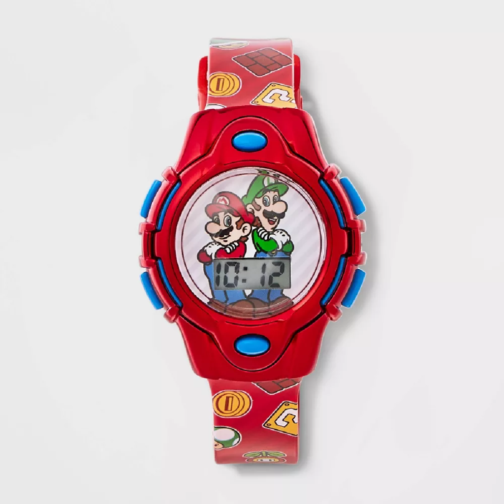 A super mario accessories watch for kids