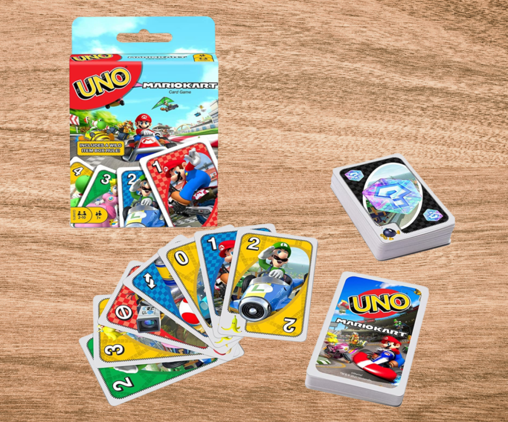 A Super Mario Kart Uno Game