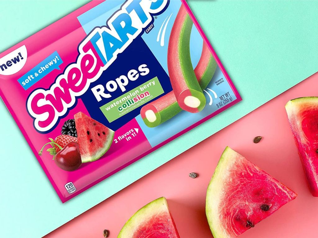 SweeTARTS Watermelon Berry Collision Ropes Candy Only 2.84 Shipped on Amazon Hip2Save