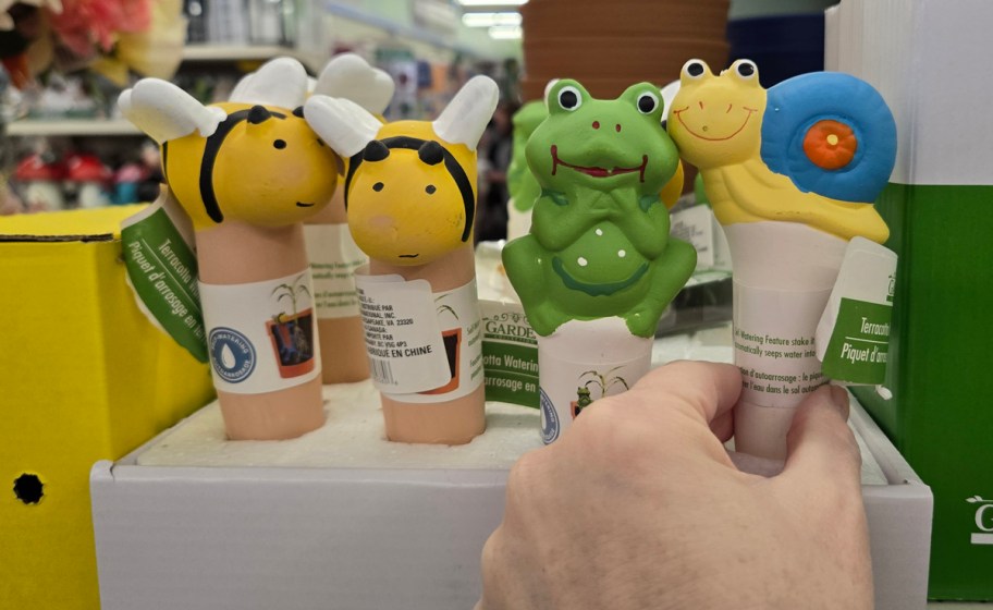 Terracotta self watering figures