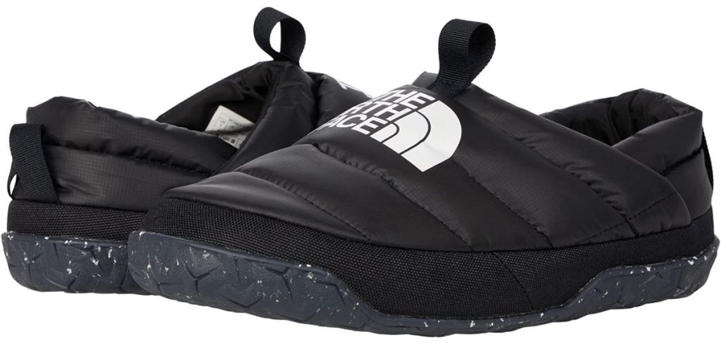 Pair of black The North Face slippers