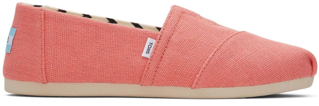 pink Toms canvas shoe